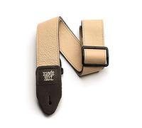 Ernie Ball Sangle Tri-Glide en cuir italien, 5 cm, brun clair