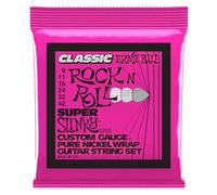 Ernie Ball Super Slinky Cordes Classic Rock & Roll, pour guitare électrique, recouvertes de nickel pur, calibre 9-42