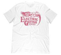 Ernie Ball T-Shirt Guitare électrique '62, Blanc, L