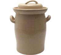 ERNING & SÖHNE Pot de jardin avec couvercle 6l gris