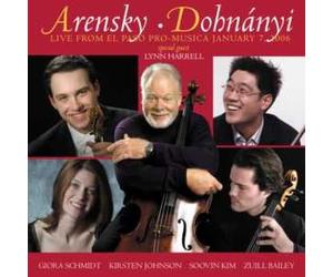Erno Dohnanyi - Anton Stepanovich Arensky DOHNANYI, E.: Serenade in C major / ARENSKY, A.: String Quartet No. 2 (Live from El Paso Pro-Musica January 7, 2006) (Schmidt)