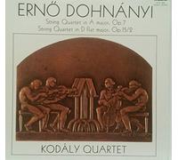 Erno Dohnanyi: String Quartet in A Major, Op. 7 ~ String Quartet in D Flat Major, Op. 15/2 ~ HUNGAROTON SLPX 11853 - 54.5 min.