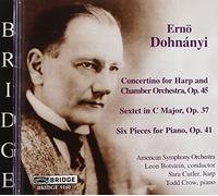 American Sym Orch - Ernö Dohnányi : Concertino for Harp and Chamber Orchestra, Sextet in C Major.