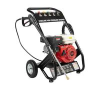 ERnonde Nettoyeur haute pression à essence, 7,5 hp, 4 temps, pression 2200 PSI, monocylindre, refroidi par air, avec 5 buses différentes, pour nettoyer les ponts, les cours, les meubles extérieurs