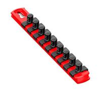 Ernst 8411-red-3 de fabrication/8 20,3 cm Socket Organiseur et 9-3/20,3 cm Twist Lock Clips, 8411-Red-3/8