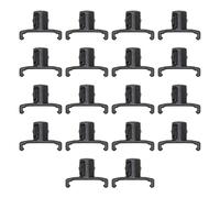 Ernst 8440-black de fabrication 1/10,2 cm Dura-pro Twist Lock Douille Clips, 15-pack, 8441-Black