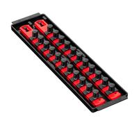 Ernst 8494 1/2" Socket Boss Storage Organiser Rail 2-Rail Twist Lock 13" Rouge