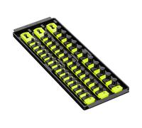 Ernst Manufacturing 8498HV Socket Boss Organiseur de douilles multidisques 33 rails de qualité supérieure, haute visibilité