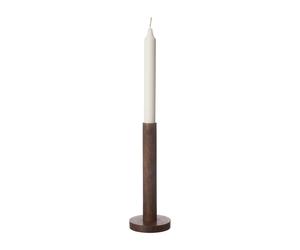 ERNST Bougeoir en bois Ernst 20 cm Marron foncé