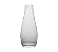 ERNST Carafe Ernst en verre strié Transparent. Ø8x19 cm