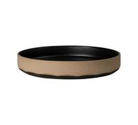 ERNST Ernst plat allant au four Noir-naturel. Ø25x4 cm