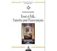 Ernst et Falk Causeries pour francs-maçons - Gotthold Ephraim Lessing - Dervy-Livres - broché - Essai