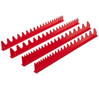 Ernst Fabrication 6014-red 40-tool Space Saver Clé kit de rail, 6014-Red
