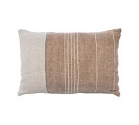 ERNST Housse de coussin Ernst en lin demi 40x60 cm Caramel-nature