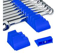 Ernst Manufacturing Wrench Pro - Organiseur de clés modulaire pour 40 outils avec base magnétique (bleu) - Fabriqué aux États-Unis