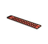 Ernst Mfg. 2 Rail Tortillon Serrure Douille Boss 18 ", Rouge - 3/8 " 8453