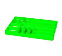 ERNST Plateau de rangement pour outils, rangement à 10 compartiments pour garage, atelier et établi, robuste, durable, industriel, efficace, fabriqué aux États-Unis, vert
