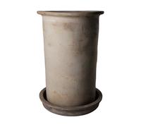 ERNST Pot en terre cuite Ernst avec soucoupe Ø25x35 cm