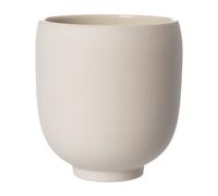 ERNST Pot Ernst sur pied blanc naturel H15 cm Ø14 cm