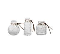 ERNST Set de vases Ernst à motif. coffret cadeau 3 pièces Transparent