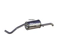 ERNST Silencieux arrière Pot d'Échappement 114035 pour VW Polo V 3/5 portes