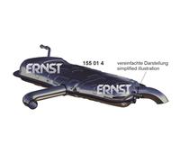 ERNST Silencieux arrière Pot d'Échappement 155014 pour VW GOLF PLUS (5M1, 521)