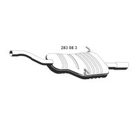 ERNST Silencieux arrière Pot d'Échappement 283083 pour BMW 3 Limousine (E46)