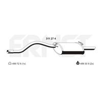 ERNST Silencieux Arrière Pour Ford Ka 1.3I