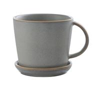 ERNST Tasse Ernst avec soucoupe 8.5 cm Gris