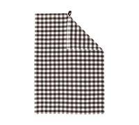 ERNST Torchon à carreaux Ernst 47x70 cm Marron-blanc