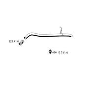 ERNST Tuyau D'Échappement Arrière pour Ford Transit Connectez P65_ P70_ P80_