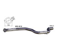 ERNST Tuyau d'échappement Ligne d'échappement 650458 centre