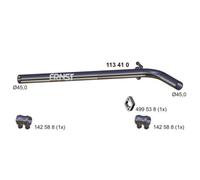 ERNST Tuyau D'Échappement Y-Pipe Centre Convient pour VW Fox 5Z1 5Z3 1.4