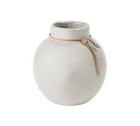 ERNST Vase en grès Ernst blanc 14 cm