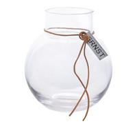 ERNST Vase en verre Ernst Hauteur 14 cm Ø 13cm transparent