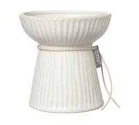 ERNST Vase hyacinthe Ernst nervuré 11 cm Blanc naturel