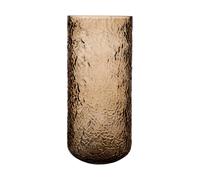 ERNST Vase/photophore à motif Ernst Ambre. Ø11x25 cm