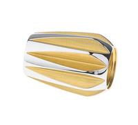 Ernstes Design Edvita Petit pendentif AN760 avec fermoir interchangeable en acier inoxydable plaqué or