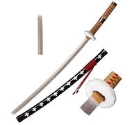 Eroberer Bois Anime Jeu de Rôle L'épée, Roronoa Zoro Couteau de Samouraï Japonais Anime Fan, Coupe de Plumes du Ciel Trafalgar Law Rouge