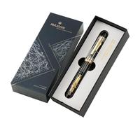 erofa Majohn P140 Stylo plume O.8 Pointe moyenne Remplissage Piston Acrylique Transparent Stylo Cadeau avec Boîte