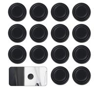 eROOSY Lot de 40 tapis d'absorption des chocs pour porte de voiture, coussinets en silicone amortisseurs de porte de voiture, autocollants de protection de porte de voiture, autocollants d'amortisseur