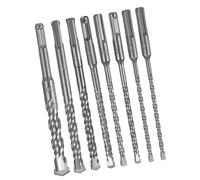 eROOSY Lot de 8 forets SDS Plus Ø 5-16 mm pour marteau perforateur SDS Plus, accessoires professionnels pour percer dans la pierre, le béton, la pierre naturelle, le mur de brique
