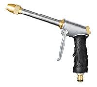 eROOSY Tuyau d'arrosage Pistolet Spary Buse de pulvérisation en métal robuste Longue buse d'eau à haute pression pour arroser les voitures de lavage de jardin et les animaux de compagnie de douche