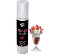 Gel comestible 50ml eros sensattion naturel fraises et crème