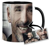 Eros Ramazzotti Tasse Ceramique Intérieure et Poignée Noire Mug