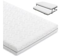 ErossConfort Matelas lit gigogne pour enfant 80 x 190 cm, traitement antibactérien. Housse zippée lavable, respirante et déhoussable