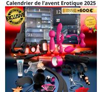 Erotique Calendrier de l'avent 2025 Vibromasseur Sextoy Huile massage Lubrifiant