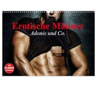 Erotische Männer. Adonis und Co. (Wandkalender 2026 DIN A3 quer), CALVENDO Monatskalender: Stilvolle Männererotik und starke Muskeln für aufregende Momente