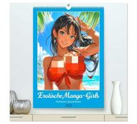 Erotische Manga-Girls. Sinnliche Cartoon-Kunst (hochwertiger Premium Wandkalender 2026 DIN A2 hoch), Kunstdruck in Hochglanz: Selbstbewusste Mädchen in sinnlicher Manga-Ästhetik