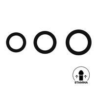 Erovibes Ensemble d'anneaux Péniens 3 Pièces